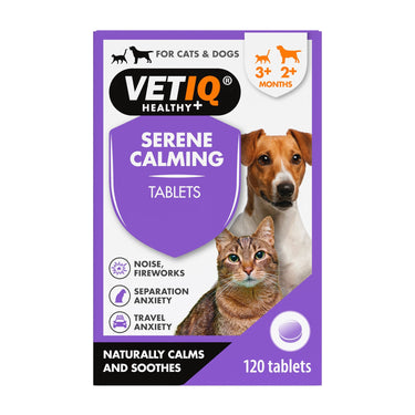 Buy Vetiq Serene Calming Tablets For Cats & Dogs 1-20Kg | Online for Equine