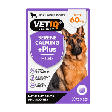 Buy Vetiq Serene Calming +Plus Tablets For Dogs 20-60Kg | Online for Equine