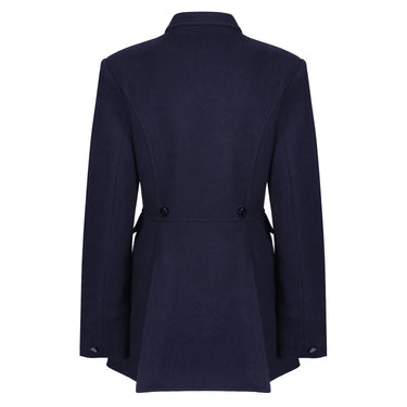 Buy the Equetech Navy Ladies Frock Hunt Coat | Online for Equine