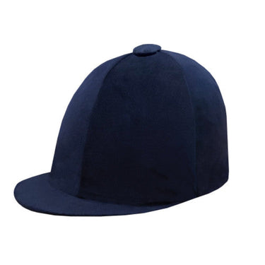 Buy the Equetech Premium Navy Velvet Show Hat Silk | Online for Equine