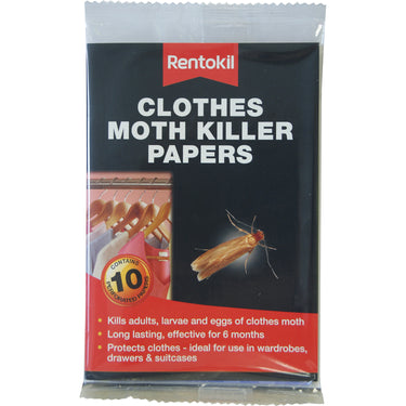 Buy Rentokil Clothes Moth Killer Papers | Online for Equine