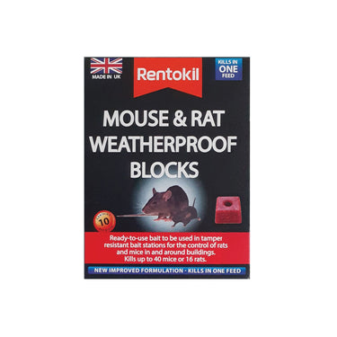 Rentokil Mouse & Rat Weatherproof Blocks