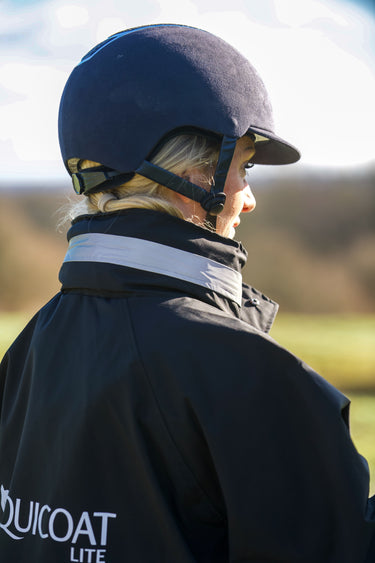 Buy the Equicoat Black Adults Reincoat Lite | Online for Equine