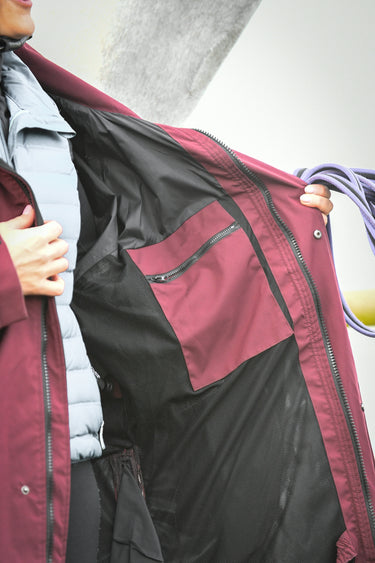 Buy the Equicoat Burgundy Adults Reincoat Lite | Online for Equine