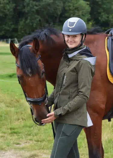 Buy Reincoat Air Olive Green Adults Waterproof Lite Jacket | Online for Equine