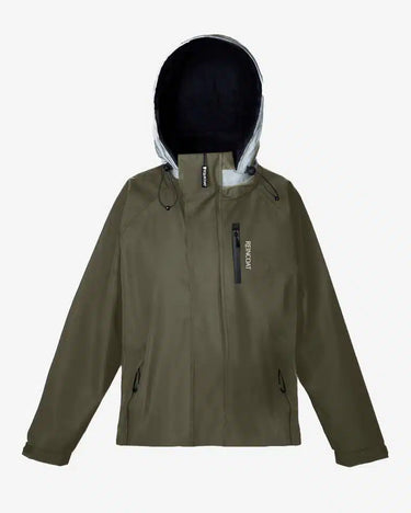 Buy Reincoat Air Olive Green Adults Waterproof Lite Jacket | Online for Equine