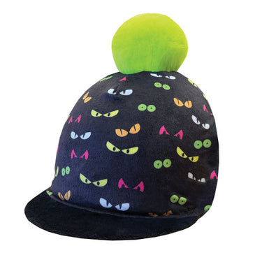 Buy the Equetech Spooky Eyes Pom Hat Silk | Online for Equine