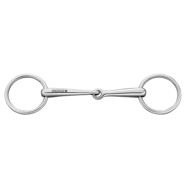 Buy Sprenger Stainless Steel 12mm Single Jointed Bradoon Snaffle Bit | Online for Equine