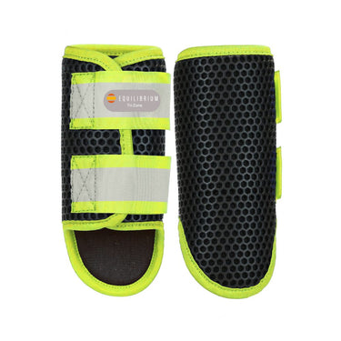 Buy the Equilibrium Breathable Tri-Zone Fluorescent Yellow Brushing Boots | Online for Equine