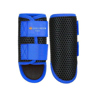 Buy the Equilibrium Breathable Tri-Zone Royal Blue Brushing Boots | Online for Equine