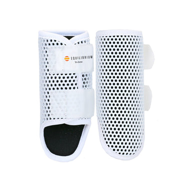 Buy the Equilibrium Breathable Tri-Zone White Brushing Boots | Online for Equine