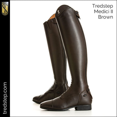 Buy Tredstep Medici II Brown Long Leather Field Boot - Regular Height - Euro 39 / UK 6 - Regular+| Online for Equine