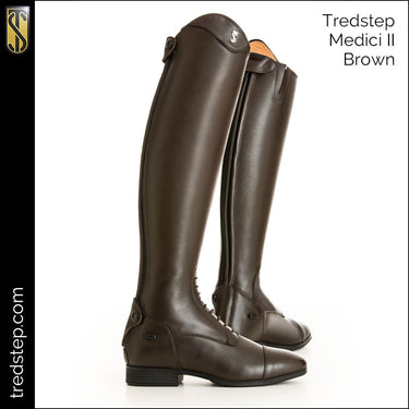 Buy Tredstep Medici II Brown Long Leather Field Boot - Regular Height - Euro 39 / UK 6 - Regular+| Online for Equine