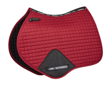 Buy WeatherBeeta Prime Maroon Jump Saddle Pad | Online for Equine