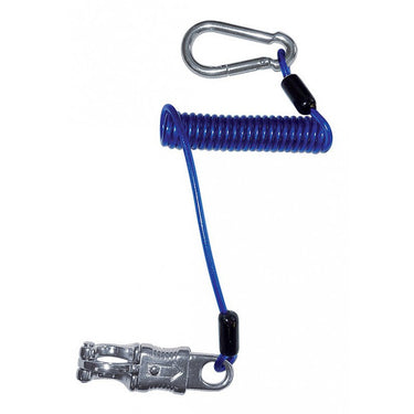 Anti-Pull Back Spring Tie Bungee-Blue