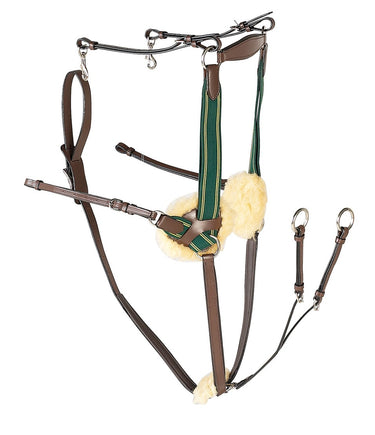 Gallop Leather 5 Point Breastplate