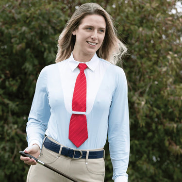 Equetech Blue Ladies AirStride Combination Show Shirt