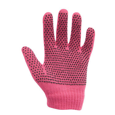 Dublin Pink Childs Magic Pimple Grip Riding Gloves