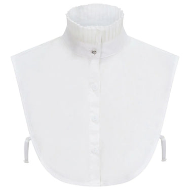 Equetech Cream Ladies Lead Rein Frilly False Collar Bib