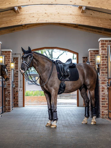 LeMieux ProSport Black Suede Dressage Square