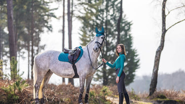 LeMieux Peacock Loire Memory Close Contact Square