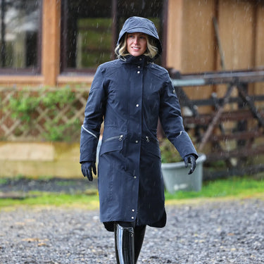 Buy the Equetech Utopia Long Ladies Waterproof Stretch Riding Coat | Online for Equine