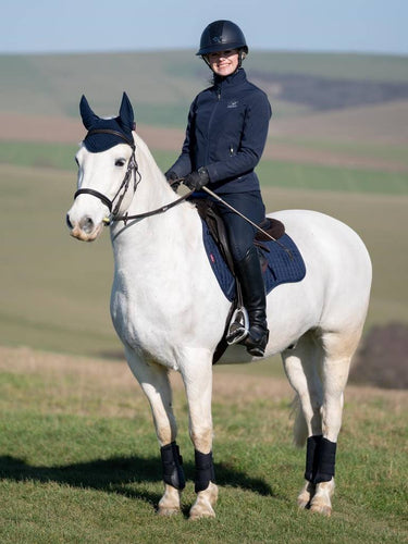 Buy LeMieux Navy Suede GP Square| Online for Equine