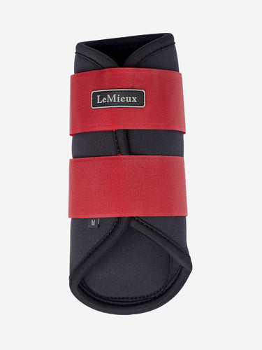 Buy LeMieux Chilli Red Grafter Brushing Boots| Online for Equine