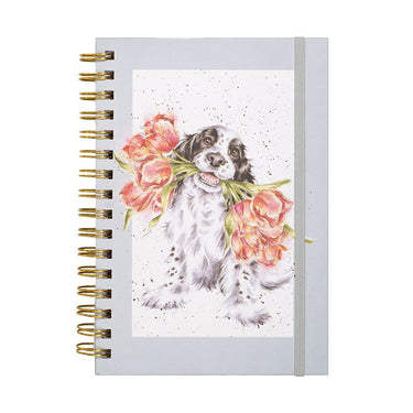 Wrendale 'Blooming with Love' Dog A5 Notebook