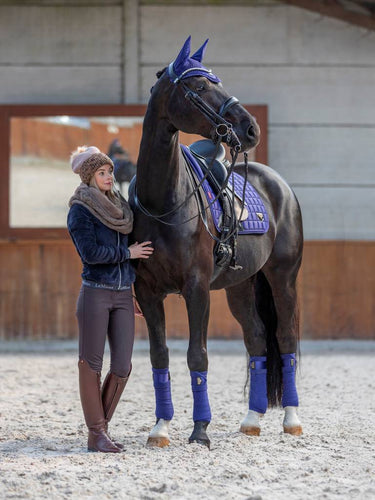 LeMieux Ink Blue Loire Memory Dressage Square