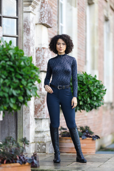 Buy LeMieux Ladies Navy Fleur Base Layer| Online for Equine