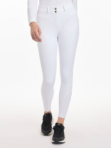 Buy LeMieux Ladies White Freya Pro Breeches | Online for Equine