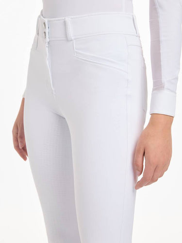 Buy LeMieux Ladies White Freya Pro Breeches | Online for Equine