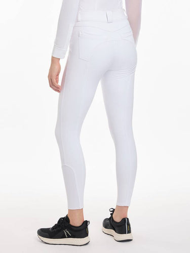 Buy LeMieux Ladies White Freya Pro Breeches | Online for Equine