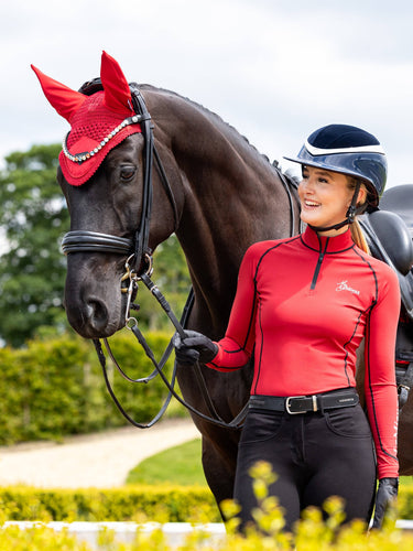 Buy the LeMieux Loire Chilli Fly Hood | Online For Equine