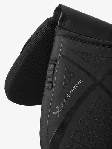 Buy the LeMieux Black ProSorb Plain 3 Pocket Quilted Half Pad | Online for Equine