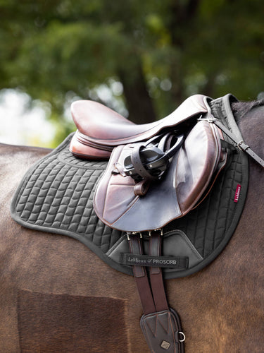 Buy LeMieux Black ProSorb Plain 2 Pocket GP Square| Online for Equine