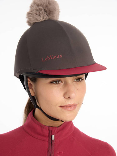 Buy LeMieux Cinder Pom Hat Silk| Online for Equine