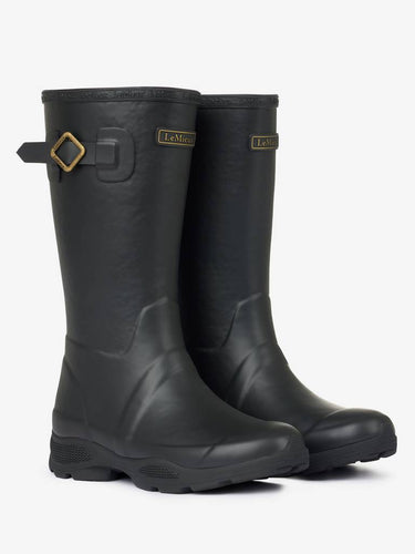 LeMieux Black Stride Young Rider Wellies