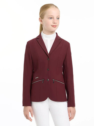 LeMieux Junior Pro Show Jacket Burgundy