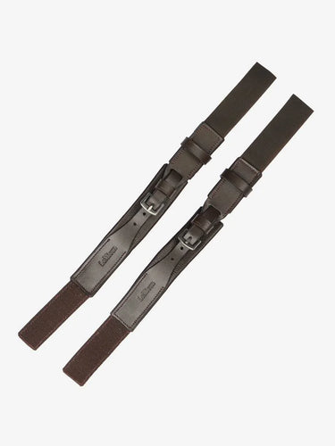 LeMieux Leather Garter Straps Brown