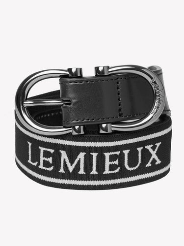 Buy LeMieux Black Contrast Elasticated Belt| Online for Equine