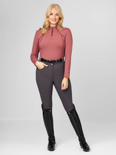 Buy LeMieux Ladies Grey Freya Pro Breeches | Online for Equine