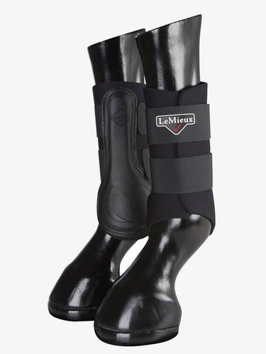 LeMieux Black Grafter Brushing Boots