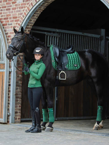 LeMieux Hunter Green Loire Memory Dressage Square