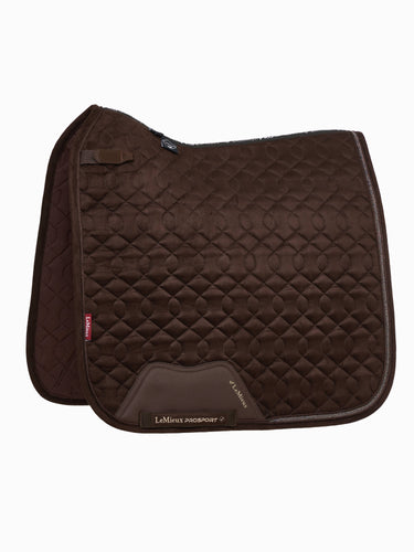 LeMieux Crystal Suede Dressage Square Brown