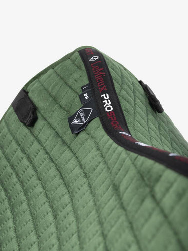 LeMieux ProSport Hunter Green Suede Dressage Square