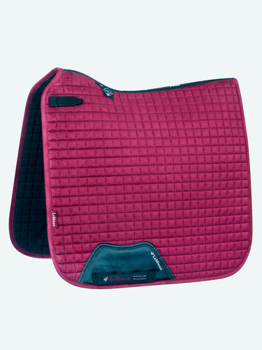 LeMieux ProSport Mulberry Suede Dressage Square