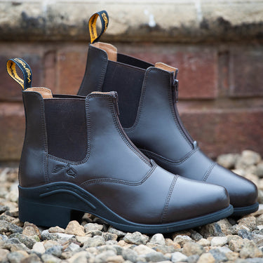 Buy Gallop Elegance Leather Paddock Zip Boots| Online for Equine