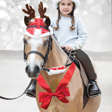 Buy the Equetech Christmas Horse Chest Bow | Online for Equine